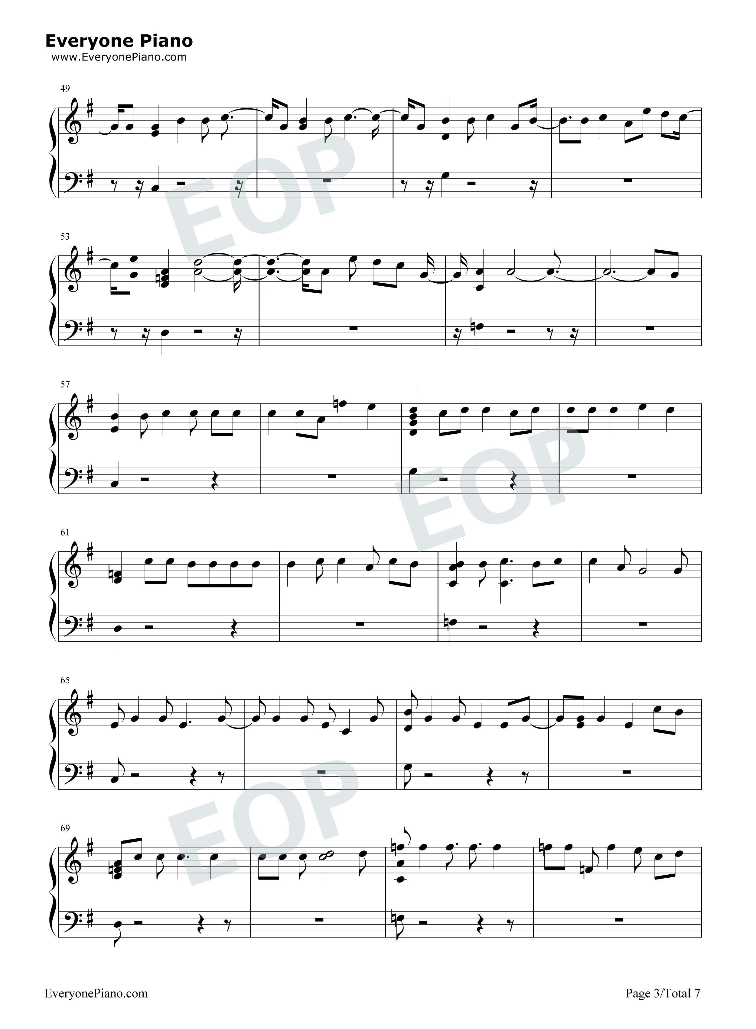 Getaway Car-Taylor Swift Stave Preview 3