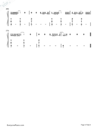 Let Her Go-Passenger Numbered Musical Notation Preview 4