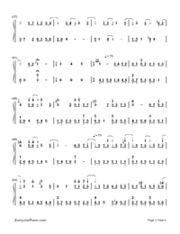 Love Me-Yiruma Numbered Musical Notation Preview 3