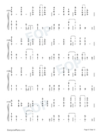 Fix You-Coldplay Numbered Musical Notation Preview 8