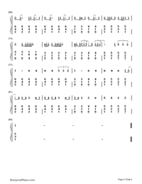 The A Team-Ed Sheeran Numbered Musical Notation Preview 4