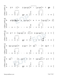 Honeymoon Avenue-Ariana Grande Numbered Musical Notation Preview 5