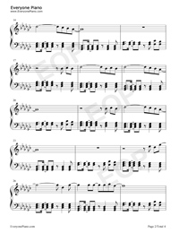 A Sky Full of Stars-Coldplay Stave Preview 2