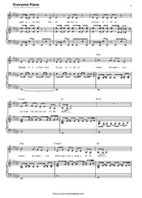 On The Floor Jennifer Lopez Free Piano Sheet Music Piano Chords