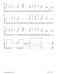 The Day After-Yiruma Numbered Musical Notation Preview 4