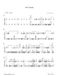 Bon Voyage One Piece Op4 Free Piano Sheet Music Piano Chords