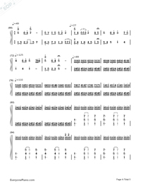 The Sunbeams... They Scatter-Yiruma Numbered Musical Notation Preview 4