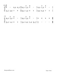 Lets Play Again-King of Glory BGM Numbered Musical Notation Preview 2