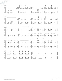 Umi no Mieru Machi-Joe Hisaishi and Hayao Miyazaki Numbered Musical Notation Preview 2