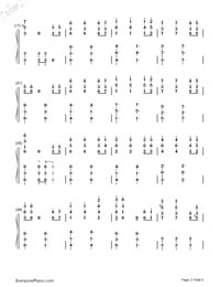 He is a Pirate-The Theme Song of Pirates of the Caribbean Numbered Musical Notation Preview 2