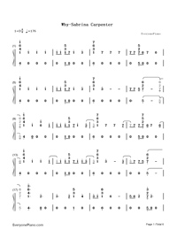 Why Sabrina Carpenter Free Piano Sheet Music Piano Chords Why Sabrina Carpenter Free Piano Sheet Music Piano Chords