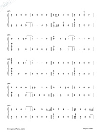 Dancing With Our Hands Tied-Taylor Swift Numbered Musical Notation Preview 3