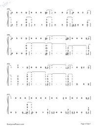 Dress-Taylor Swift Numbered Musical Notation Preview 4
