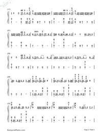 In the Dark-Camila Cabello Numbered Musical Notation Preview 2