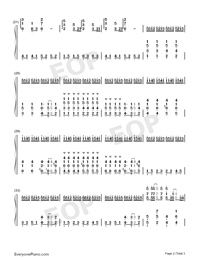Summer Perfect Version-Kikujiro Numbered Musical Notation Preview 2
