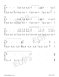 If I Were for Real Numbered Musical Notation Preview 2