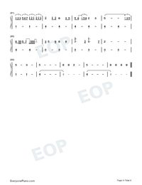 Off the Table-Ariana Grande ft The Weeknd Numbered Musical Notation Preview 4