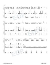 Counter-Clockwise Clock-Jay Chou Numbered Musical Notation Preview 2