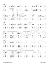 Up Is Down-Pirates of the Caribbean At Worlds End OST Numbered Musical Notation Preview 2