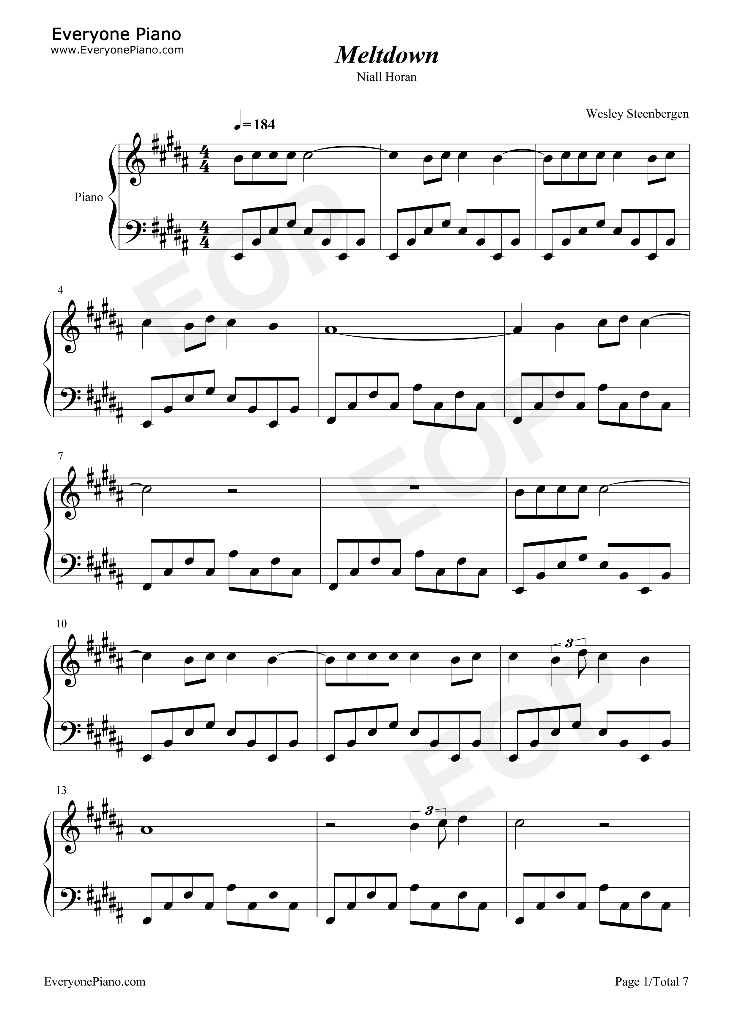 Meltdown-Niall Horan Stave Preview 1