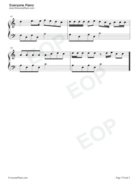 Snow Distance-Genshin Impact Windsong Lyre sheet music Stave Preview 5