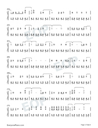 Forever Ultraman-Ultraman Tiga Chinese Ending Song Numbered Musical Notation Preview 3