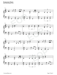 Pokemon Red and Blue Title Theme Stave Preview 2