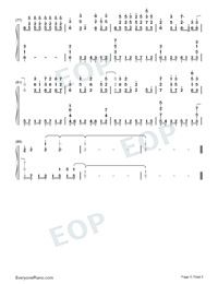 Cupid-FIFTY FIFTY Numbered Musical Notation Preview 5