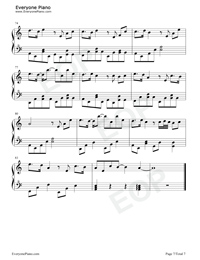 Greatest Works of Art-Genshin Impact Windsong Lyre sheet music Stave Preview 7