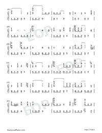Chengdu-Nice Version-Genshin Impact Windsong Lyre sheet music Numbered Musical Notation Preview 2