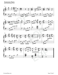 Chengdu-Nice Version-Genshin Impact Windsong Lyre sheet music Stave Preview 5