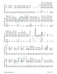 The Wind Forest-My Neighbor Totoro Numbered Musical Notation Preview 4