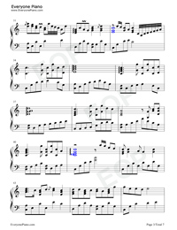 Moonlight over the Lotus Pond-Genshin Impact Windsong Lyre sheet music Stave Preview 3