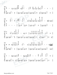 Sakura in April-Shi Jin Numbered Musical Notation Preview 3