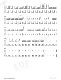 Summer Canon Numbered Musical Notation Preview 3