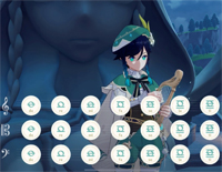 The Wind Rises-Yakimochi-Voice Piano Version-Genshin Impact Windsong Lyre sheet music