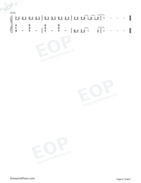 Shining-Zenless Zone Zero-Genshin Impact Windsong Lyre sheet music Numbered Musical Notation Preview 6